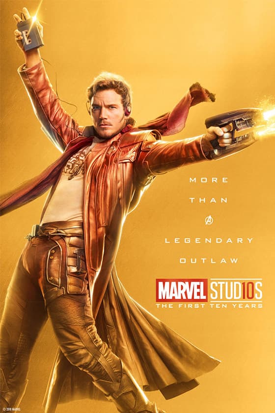 Marvel Studios Celebrating 10th Anniversary Posters