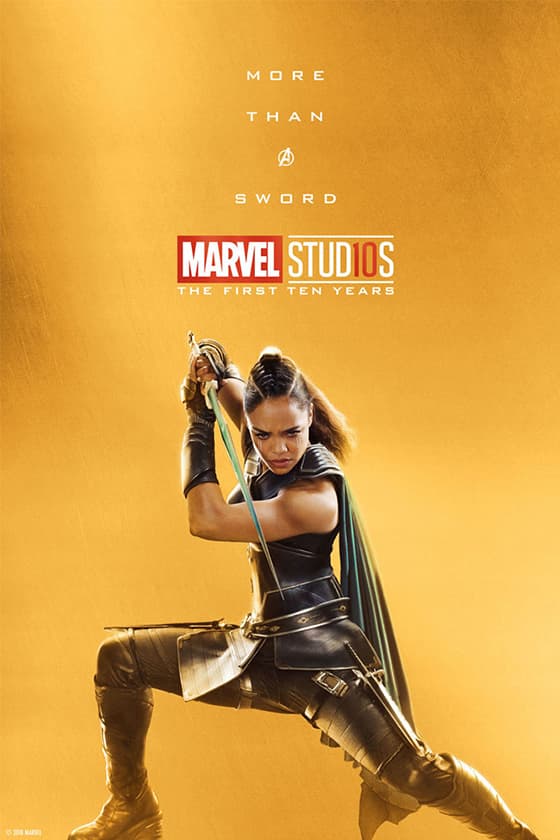 Marvel Studios Celebrating 10th Anniversary Posters