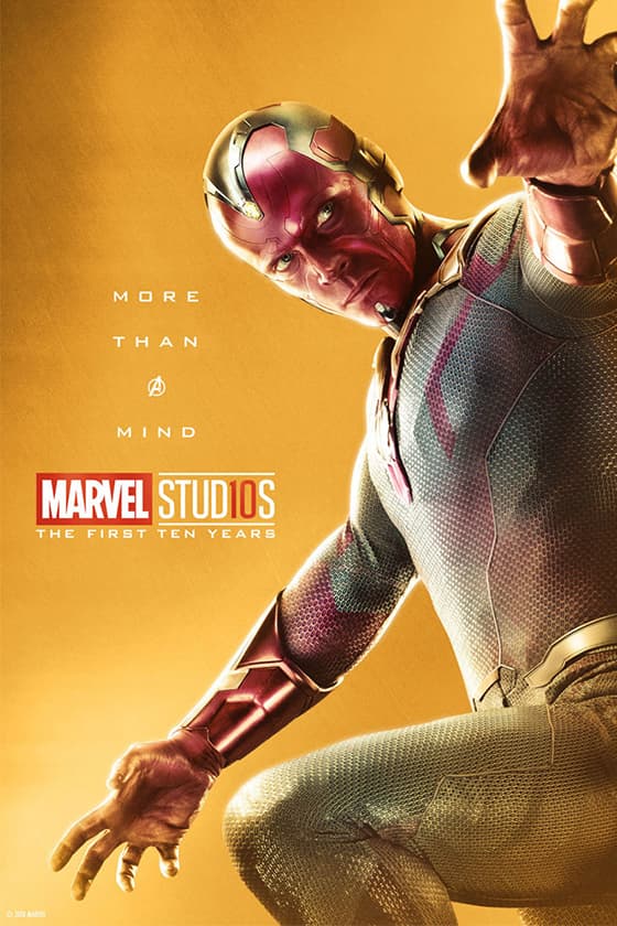 Marvel Studios Celebrating 10th Anniversary Posters