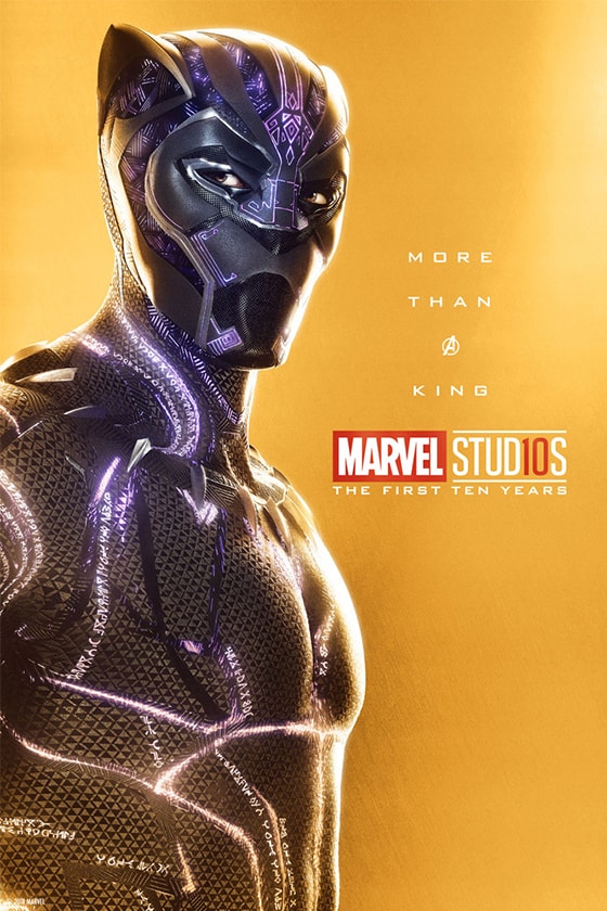 Marvel Studios Celebrating 10th Anniversary Posters