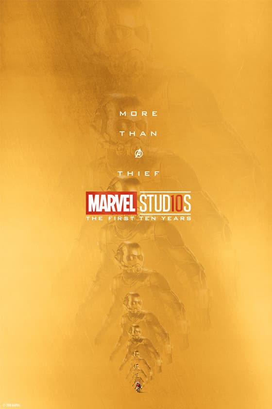 Marvel Studios Celebrating 10th Anniversary Posters