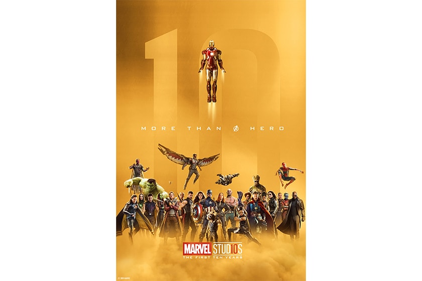 Marvel Studios Celebrating 10th Anniversary Posters