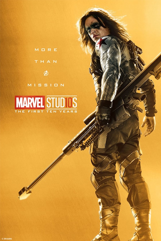 Marvel Studios Celebrating 10th Anniversary Posters
