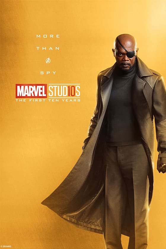 Marvel Studios Celebrating 10th Anniversary Posters