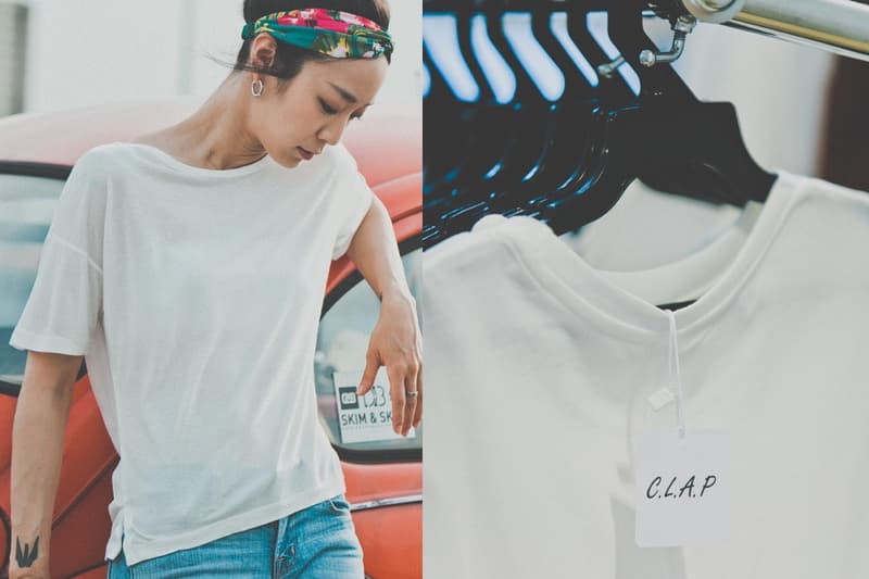 C.L.A.P Taiwan Brand White Tee shirts only