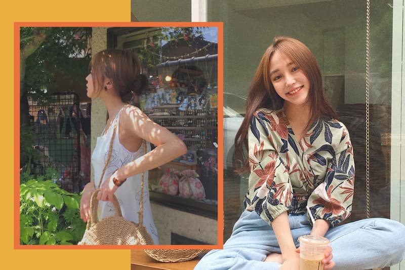 instagram hair dye trend brown color korean girl