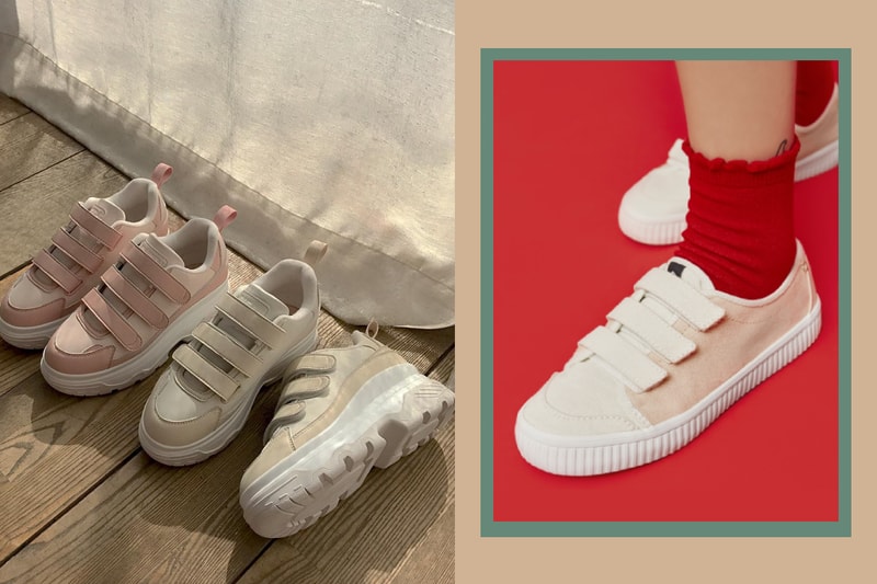 vans fila velcro sneaker recommand choice summer must have japan korea