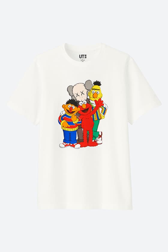 Uniqlo kaws sesame street ut release info