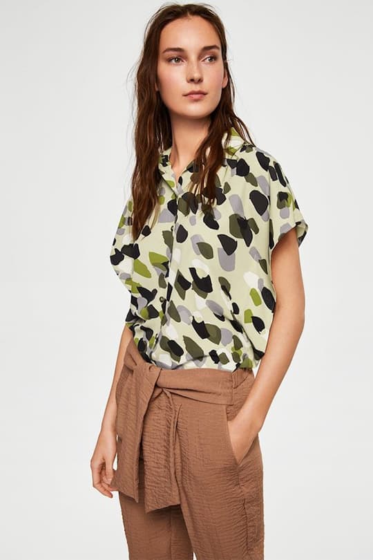 Camo-T-Shirt Mango