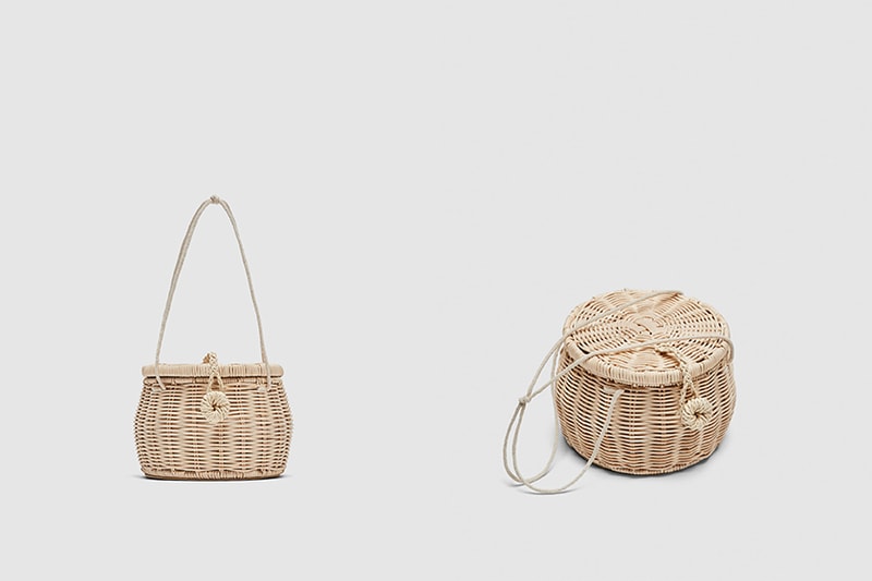 zara straw bag
