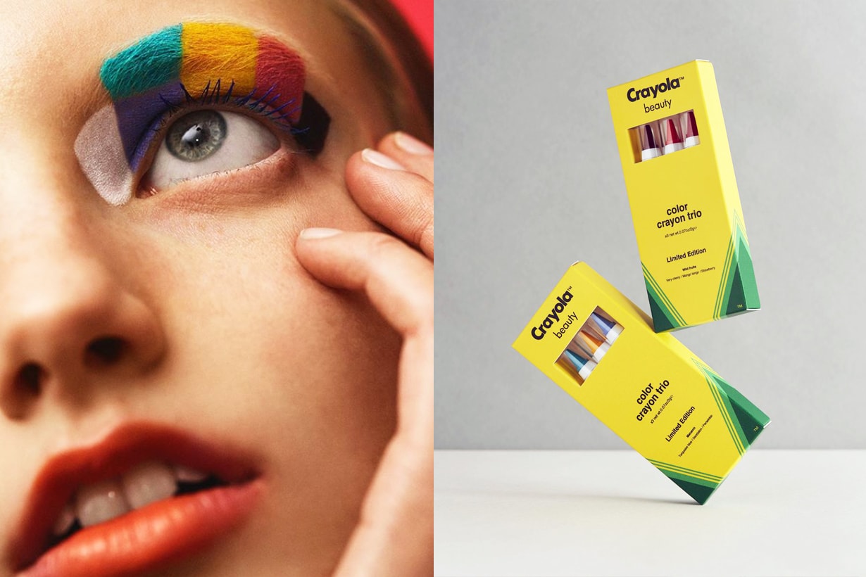 ASOS crayola cross over collection makeup cosmetics