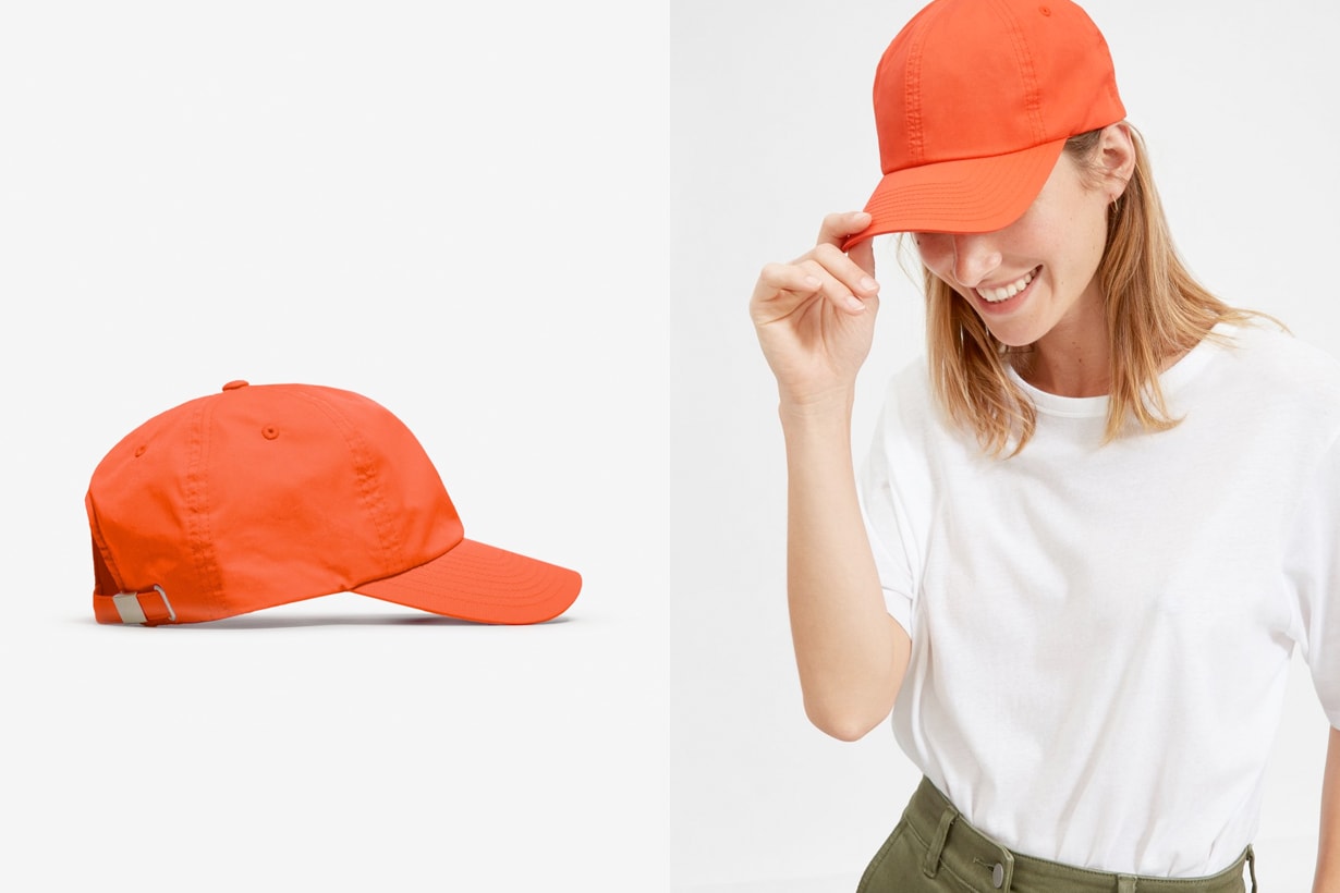 everlane baseball cap minimal new item summer