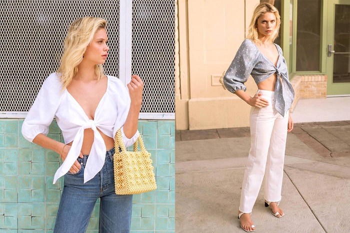 請好好準備你的纖腰,因為今年你會需要一件綁帶 Crop Top!