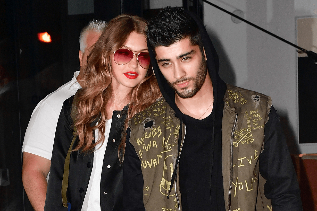 Gigi Hadid and Zayn Malik