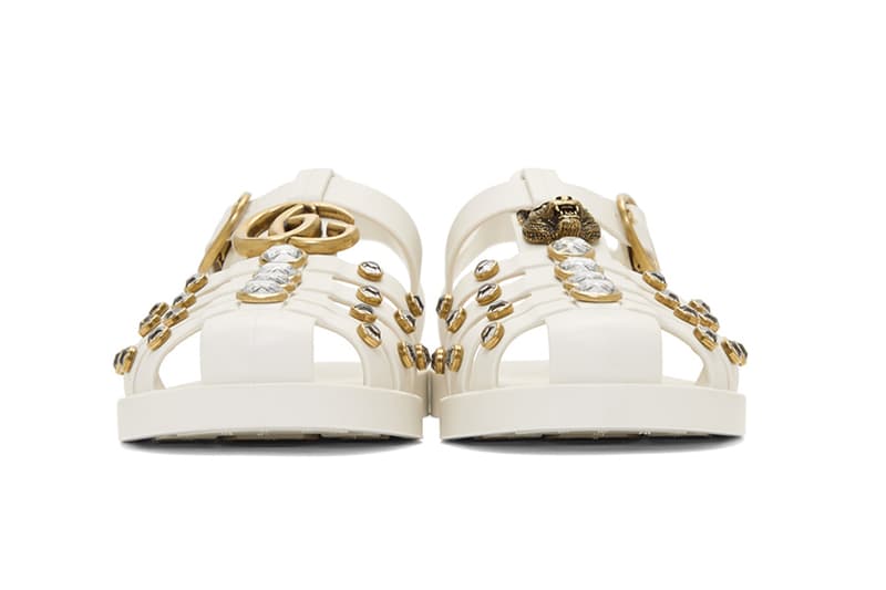 gucci-white-jelly-sandals shoes-