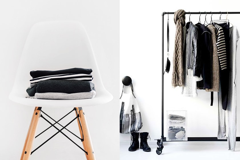 minimal wardrobe