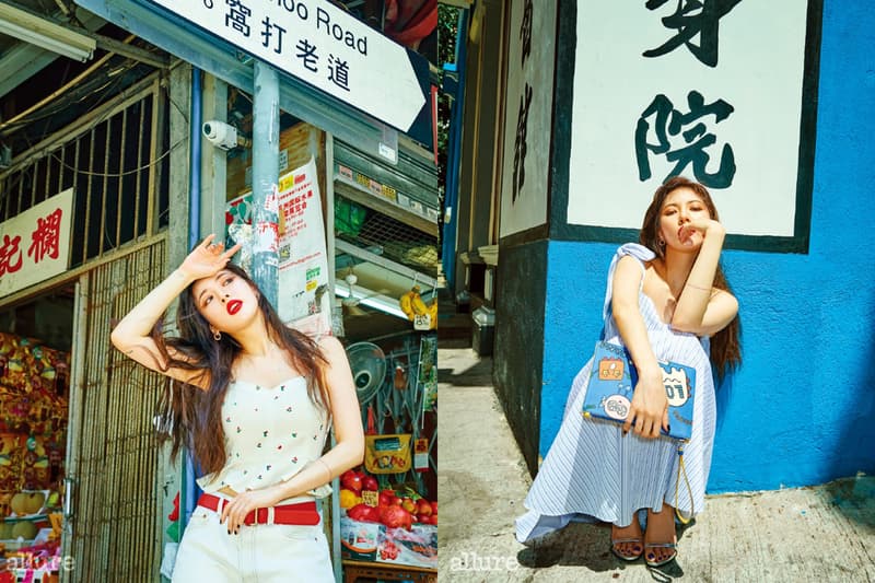 Hyuna hyunah_aa allure korea hong kong photoshoot korean sexy icon k pop hong kong local spots cha chaan teng