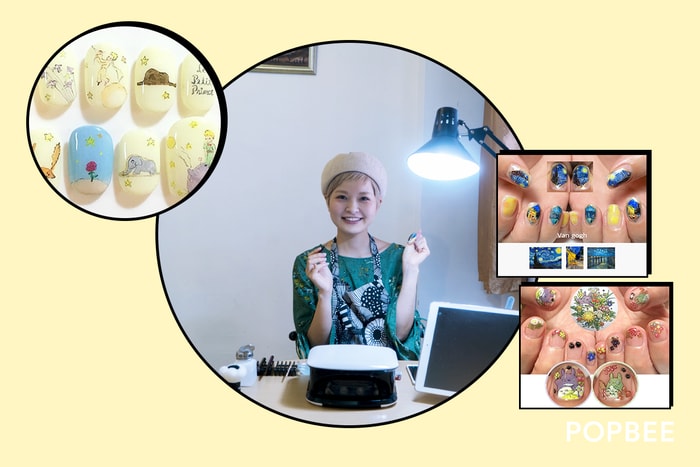 #POPBEE 專訪:能讓梵高的《星夜》重現指甲上的日本美甲師 Shino