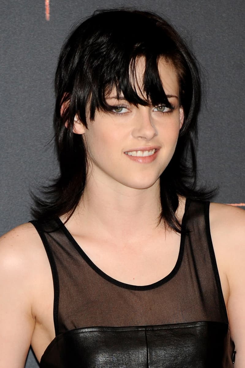 Kristen Stewart beauty evolution long curly hair short hair skin head smokey eyes makeup celebrities hairstyles