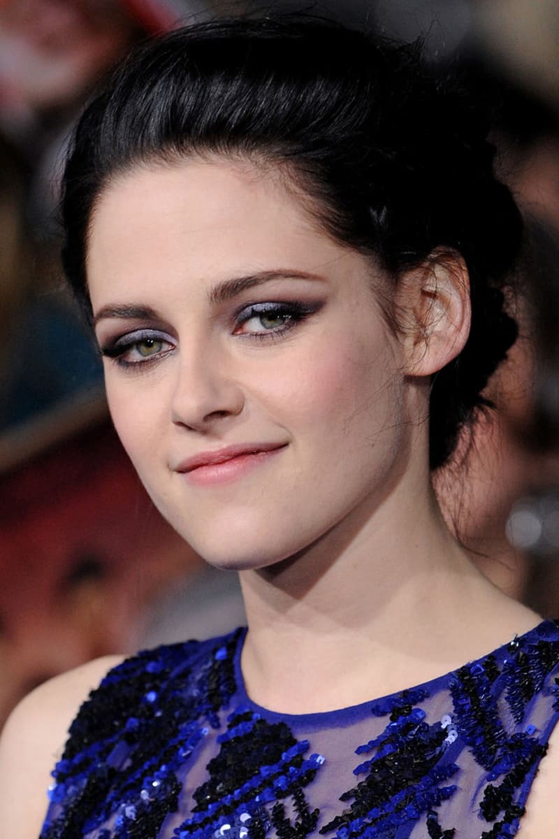 Kristen Stewart beauty evolution long curly hair short hair skin head smokey eyes makeup celebrities hairstyles