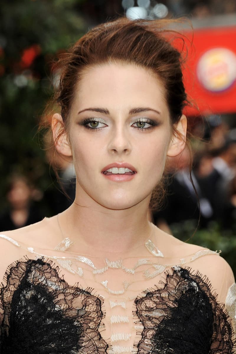 Kristen Stewart beauty evolution long curly hair short hair skin head smokey eyes makeup celebrities hairstyles