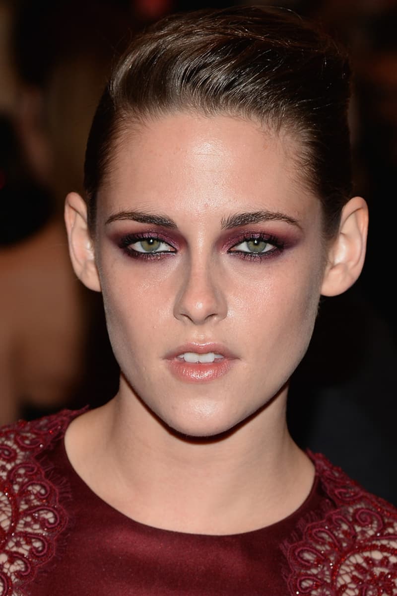 Kristen Stewart beauty evolution long curly hair short hair skin head smokey eyes makeup celebrities hairstyles