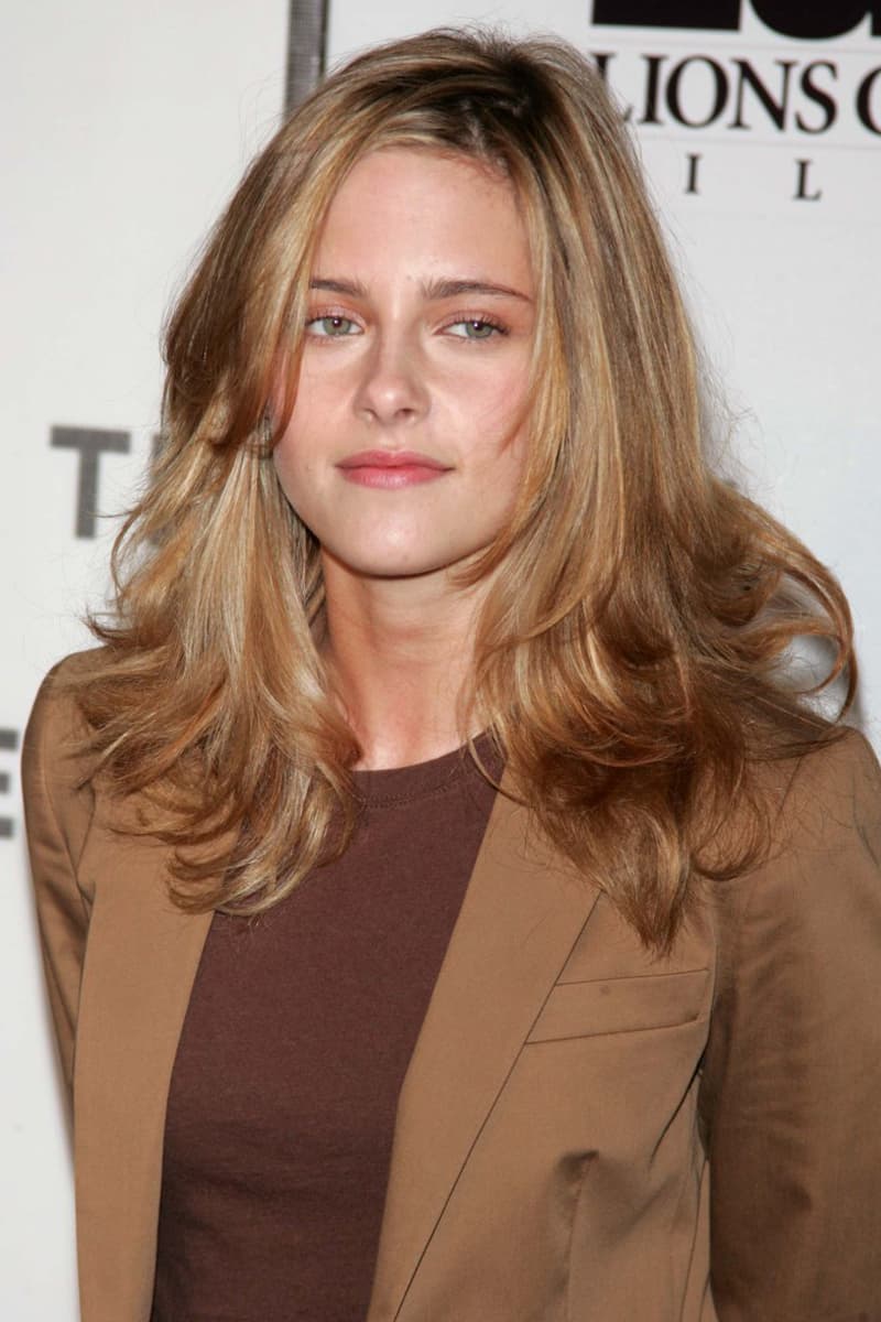 Kristen Stewart beauty evolution long curly hair short hair skin head smokey eyes makeup celebrities hairstyles