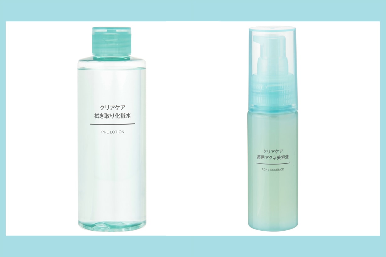 Muji japan new skincare line clear care citrus scent pore acne 
