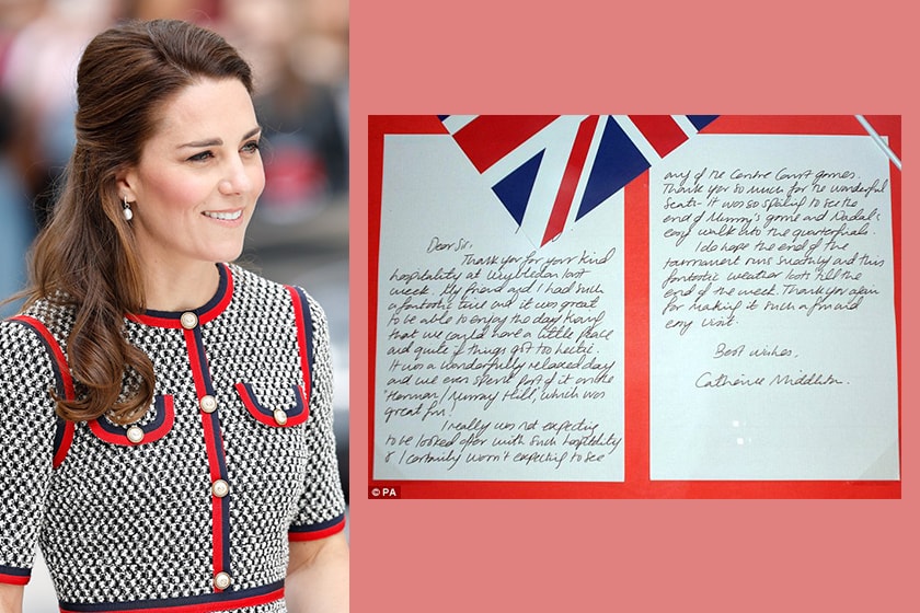 royal family handwriting