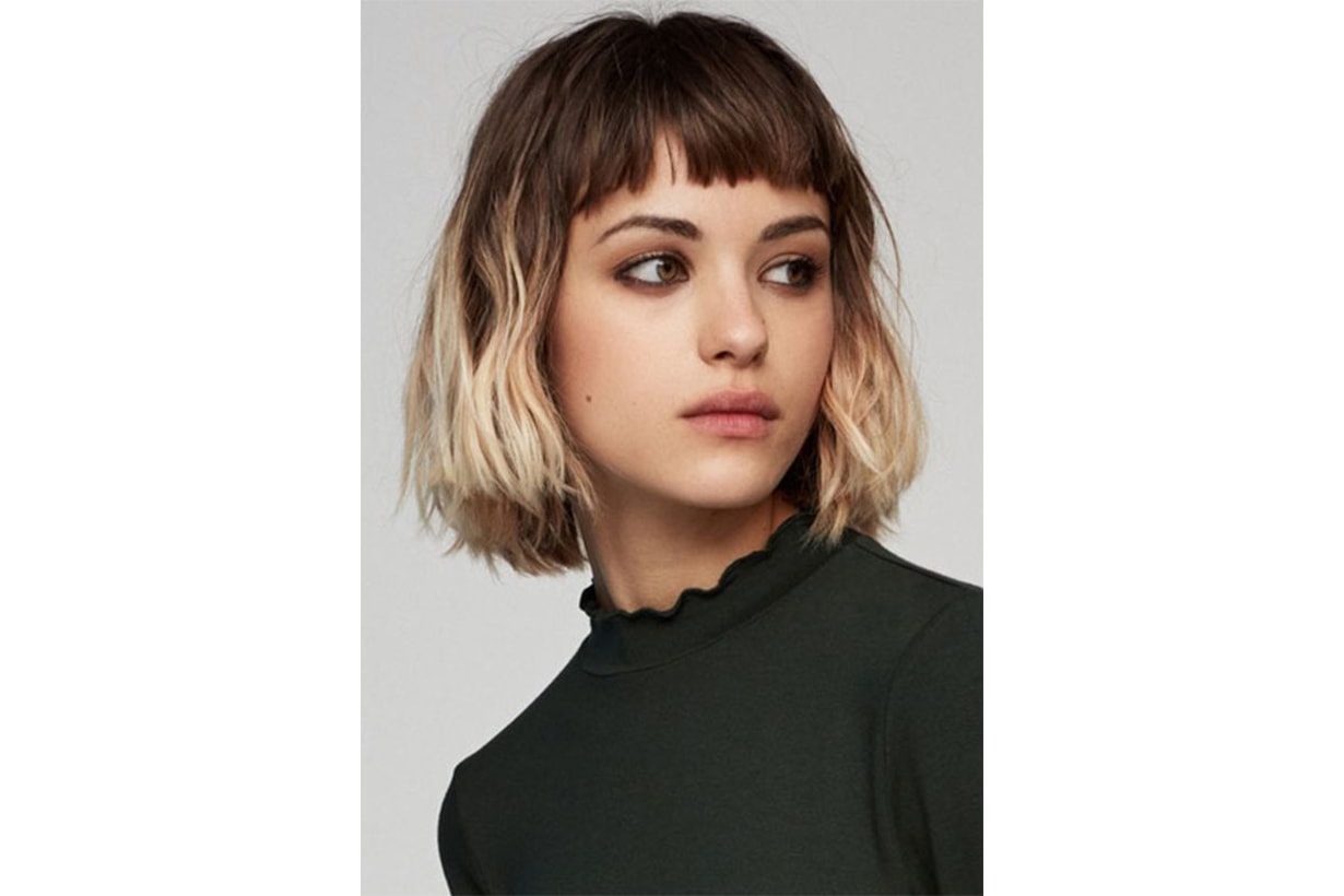 short bangs hair