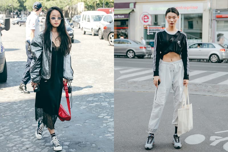 Sneaker outfit must know tee jeans dress jumpsuits lace