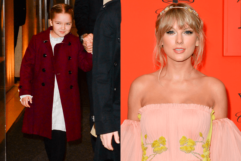 Taylor Swift and Harper Beckham