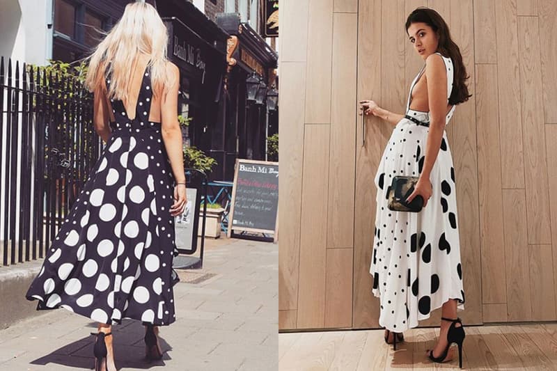 topshop polka-dot dresses