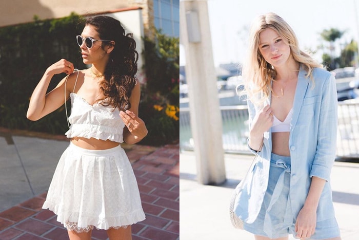 不費吹灰之力!跟著歐美女生,以兩件頭套裝作夏日 #OOTD