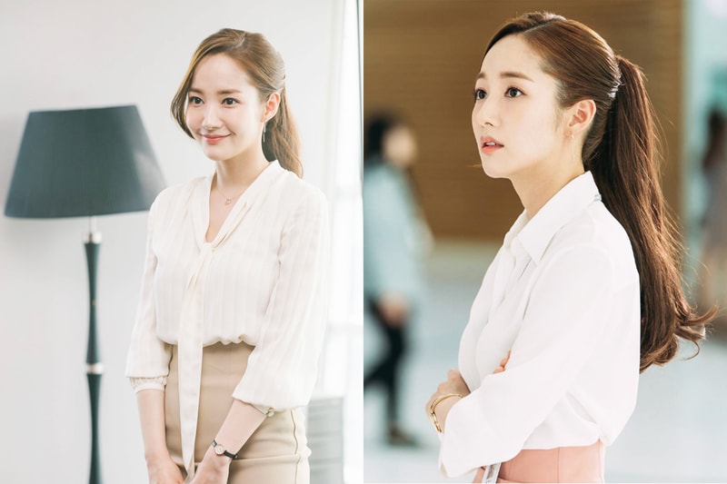 Whats Wrong With Secretary Kim Park Min-young Park Seo Jun Korean Drama Ponytail hairstyles tips k beauty