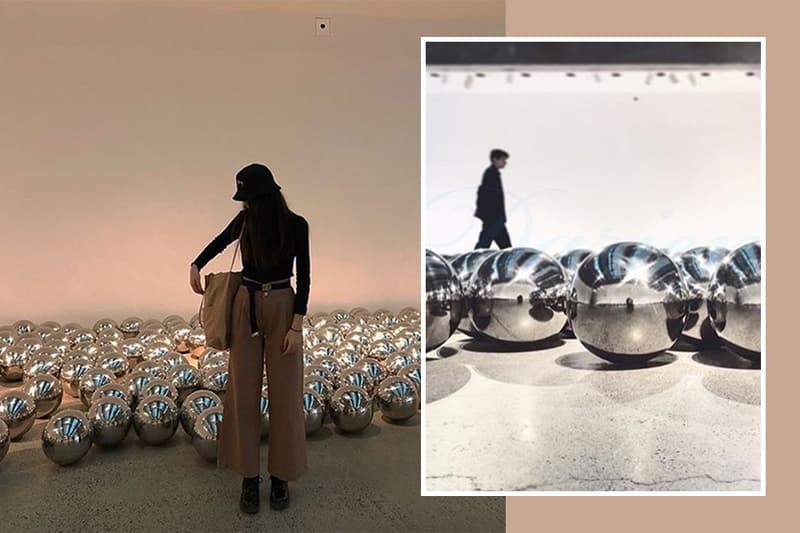 yayoi kusama narcissus garden new york rockaways queens new york