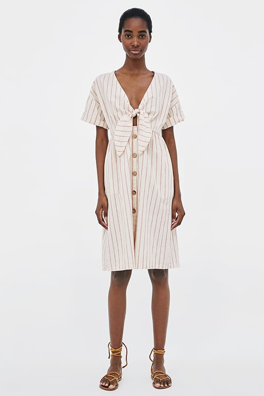 zara-summer-dress-trend-button-front dress