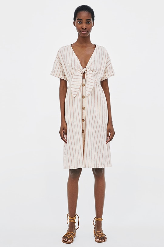 zara-summer-dress-trend-button-front dress