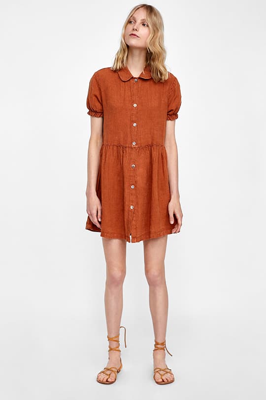 zara-summer-dress-trend-button-front dress