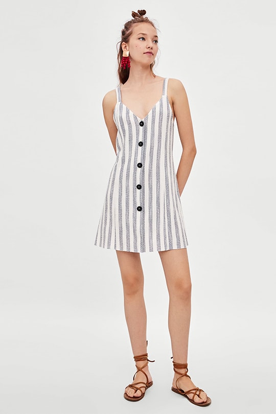 zara-summer-dress-trend-button-front dress