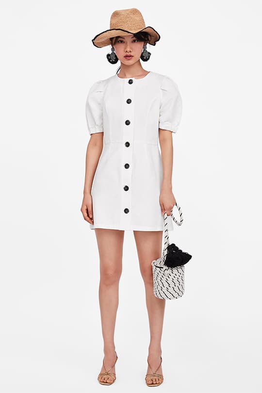 zara-summer-dress-trend-button-front dress