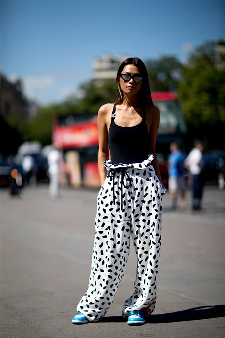 2019 Spring Men's Fashion Week Street Style Printed Pants