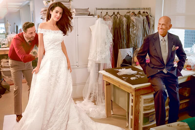 Celebrity Wedding Vogue amal clooney kim kardashian cindy crawford