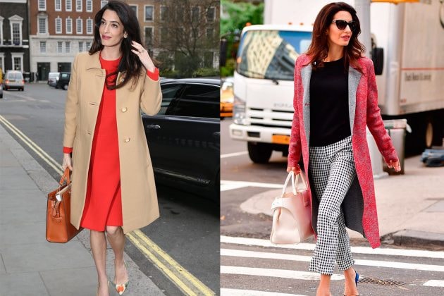 Amal Clooney Colourful Look