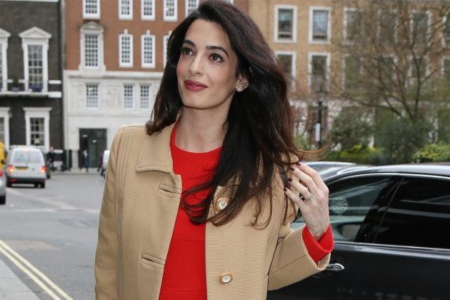 Amal Clooney Hairstyle