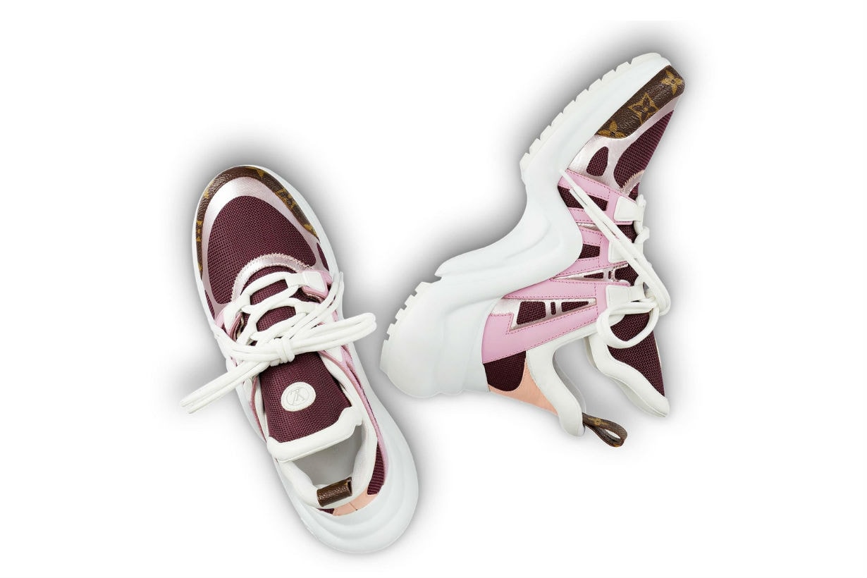 louis-vuitton-archlight-sneakers-pink-black-gold