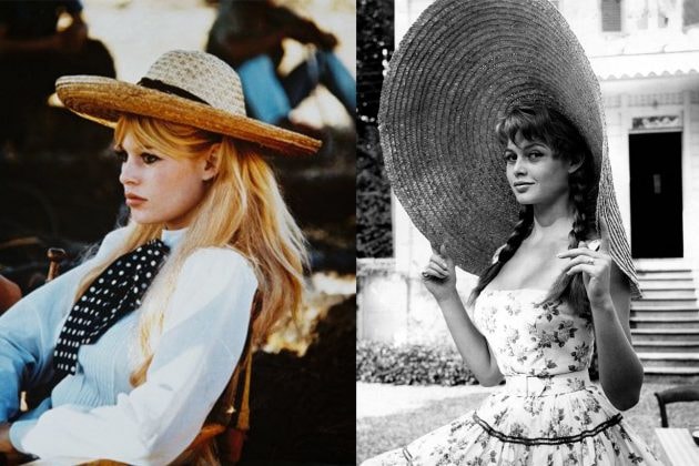Brigitte Bardot Straw Hat