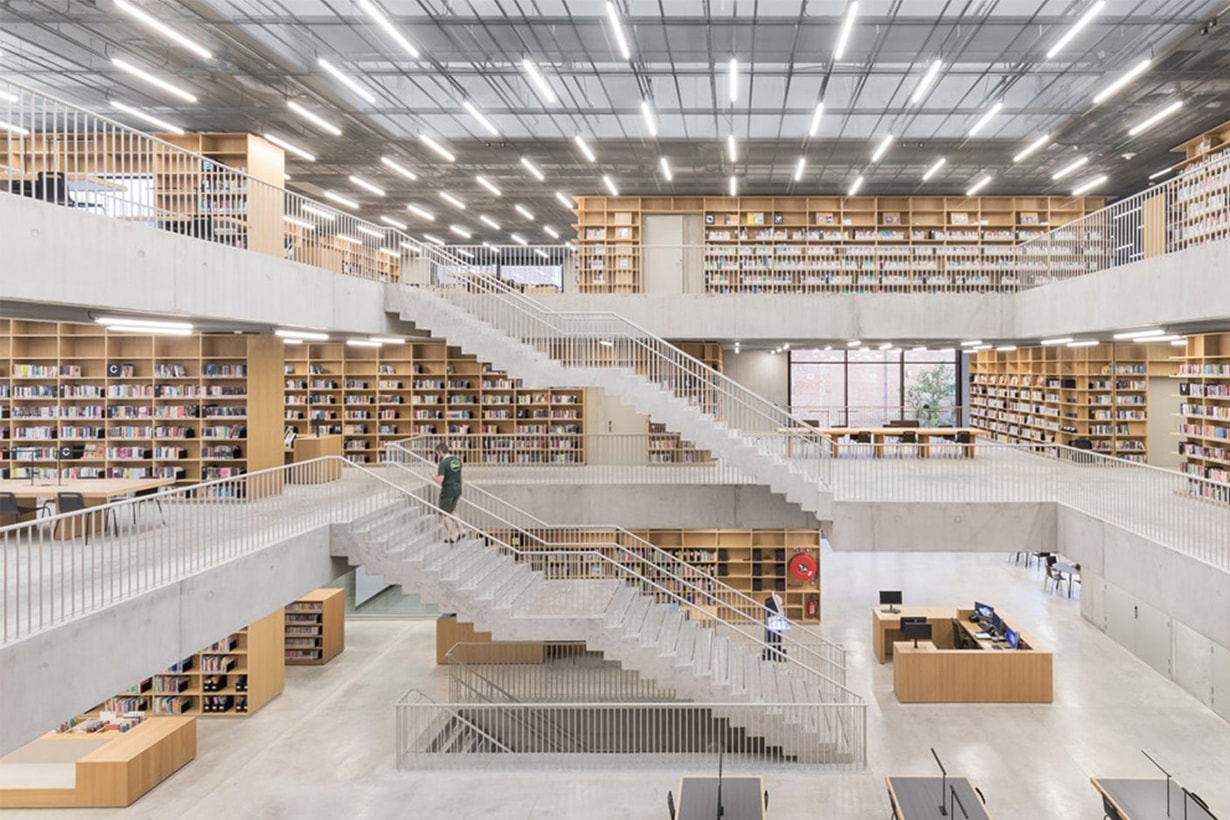 Belgium Music School and Library Modern Design