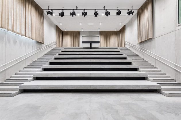 Belgium New Music School Library Modern Style Architecture 