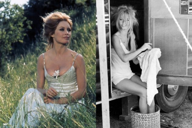 Brigitte-Bardot Slip Dress